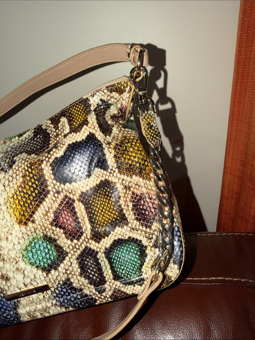 ‼️Brahmin Heather Multi Caloosa Shoulder Bag Crossbosy Bag - Picture 9 of 12